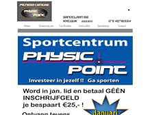 Tablet Screenshot of physicpoint.nl